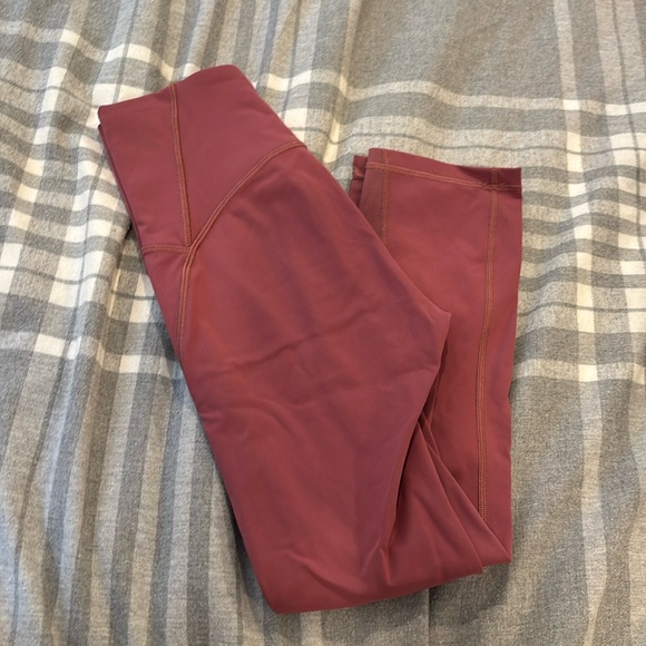 lululemon athletica Pants - Blush colored lululemon leggings size 2. Mesh side material